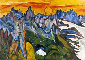 Midnight Sun, Lofoten — William H. Johnson