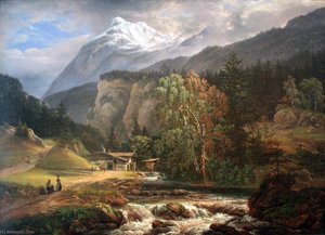Alpine Landscape — J.c. Dahl