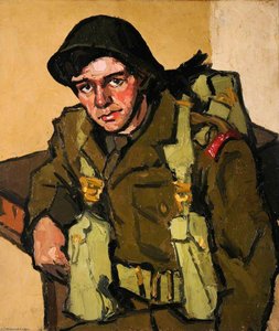 Fusilier Dean (the Depot, Wrexham 1948) — John Kyffin Williams