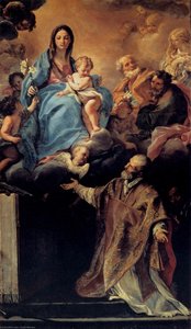 The Virgin Appearing To St Philip Neri — Carlo Maratta