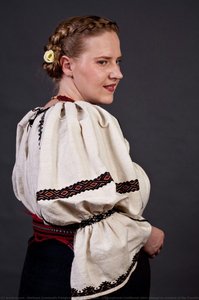 Aievea Collection; \ntransylvania Traditional Shirt;\nbased On Artefact Of The Transilvania Ethnographic Museum — Marioara Constantin Palagica