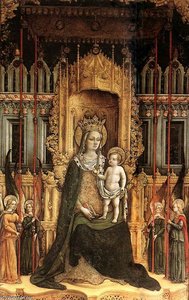 Triptych (detail) — Antonio Vivarini