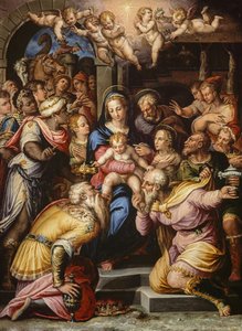 Die Anbetung Der Könige — Giorgio Vasari