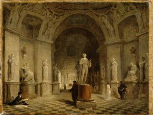Projet D'amenagement De La Rotonde De Mars Au Louvre — Hubert Robert