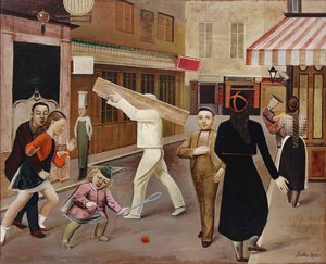Balthus

Sanat Eseri: Canlı Bir Sokak Manzarası

genre painting

195 x 240 cm

Metaphysical art

Sokak

1933