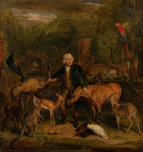 John Clark with the Animals at Sandpit Gate