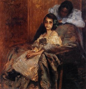 Dorothy E Su Sua Sorella — William Merritt Chase
