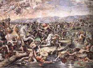 La Battaglia Di Pons Milvio (dettaglio) — Raffaello