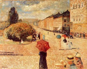 Un Día De Primavera En La Calle Karl Johan — Edvard Munch
