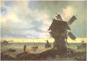 Moulin Sur Le Littoral — Ivan Aïvazovski