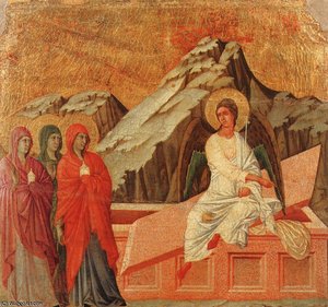 Die Heiligen Frauen Am Grab, — Duccio Di Buoninsegna