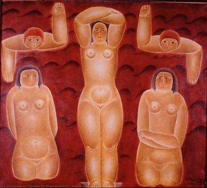 Baigneuses [bathers] — Vicente Do Rego Monteiro