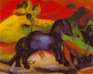 Il Piccolo Cavallo Blu 1 — Franz Marc
