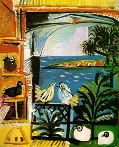 Studio (pigeons) (velazquez) — Pablo Picasso
