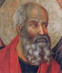 Madonna E Bambino Sul Trono (frammento Anteriore) — Duccio Di Buoninsegna