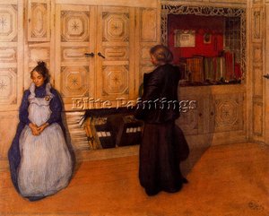 Mother And Daughter — Carl Larsson
