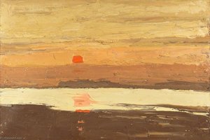 Coastal Sunset — John Kyffin Williams