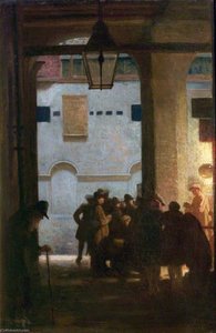 The Shambles, Old Exchange, Nottingham — Noel Denholm Davis