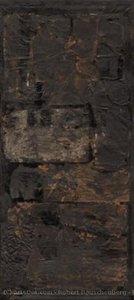 Black Painting — Robert Rauschenberg