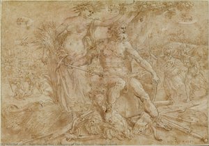 Allegory Of The Choleric Temperament — Maarten De Vos