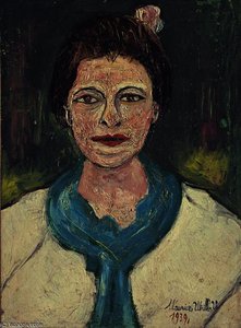 Portrait De Lucie Valore, Madame Utrillo — Maurice Utrillo