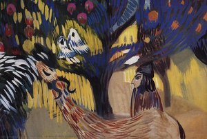 Near Pomegranate Tree — Martiros Sarian