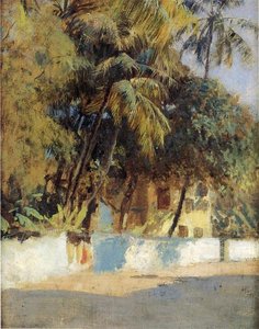 Street Scene, Bombay — Edwin Lord Weeks
