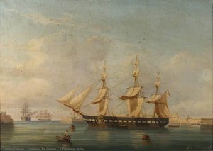 A Frigate At Malta — Tommaso De Simone