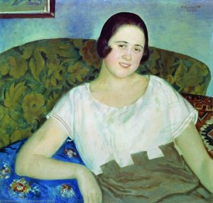 Portret I. Ivanovej — Борис Кустодьев