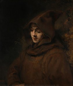 Rembrandt’s Son Titus In A Monk’s Habit — Rembrandt Van Rijn