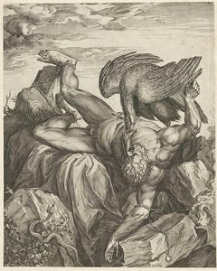 Tityus Or Prometheus. — Cornelis Cort