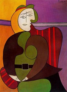 Žena V Červeném Křesle — Pablo Picasso