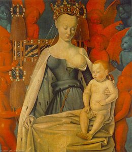 Madonna, Musée Royale Des Beaux Arts, Antwerp — Jean Fouquet