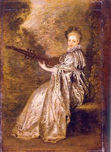 La Ragazza Artista — Jean-antoine Watteau