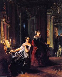 The Interruption (also Known As The Visit) — Adolph Von Menzel