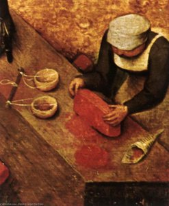 Vaikų Žaidimai (detalė) (18) — Pieteris Bruegelis Vyresnis