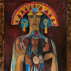Eagle And Jaguar (sun Goddess) — Marj Bond