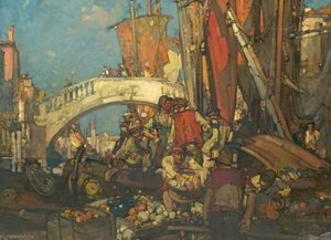 Eine Venezianische Szene — Frank Brangwyn