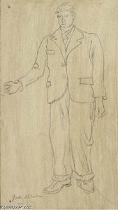 Visitatore Di Fronte — Giorgio De Chirico