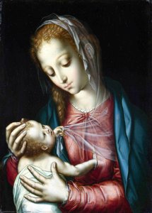The Virgin And Child — Luis De Morales