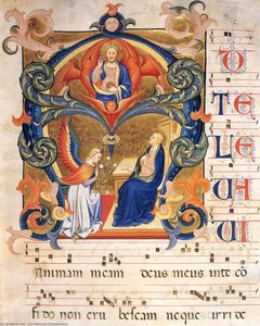 Gradual (volume 1, Folio 1r) — Don Simone Camaldolese