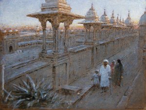 In Agra Fort — Albert Goodwin