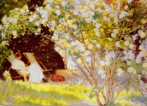 Les Roses — Peder Severin Kroyer