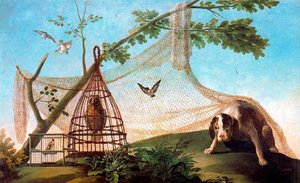 Hunting With Decoy — Francisco José De Goya Y Lucientes