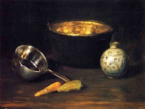 Natura Morta Con Peperone E Carota — William Merritt Chase