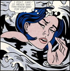 Drowning Girl — Roy Lichtenstein