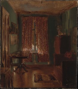 The Artist's Sitting Room In Ritterstrasse — Адолф Фон Менцел