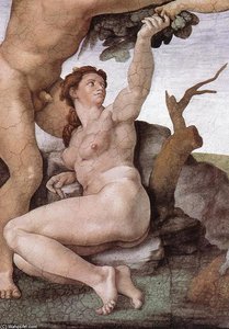 Aden Bahçesi'nden Düşüş Ve Kovuluş (detay) (14) — Michelangelo