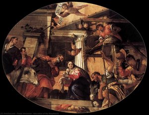 Adorazione Dei Pastori — Paolo Veronese