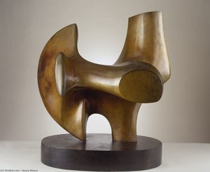 Three-way Piece No. 2, Archer (working Model) — Henry Moore